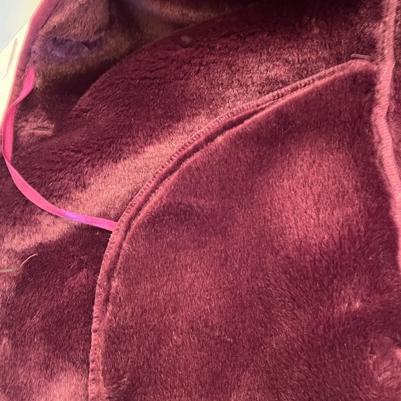 Coaco New York car coat jacket wine womens size M - Picture 5 of 7